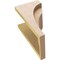 Ekena Millwork 7"W x 7"D x 14"H Wide Helena Rough Cedar Woodgrain TimberThane Corbel, Primed Tan CORUR07X07X14HELRCPR - alternate 5